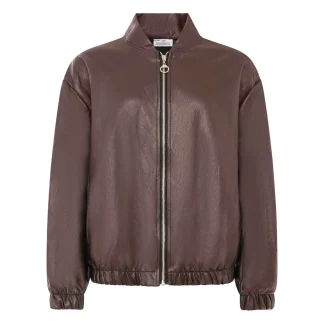 Zwillingsherz Fake Leather Jacke
