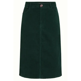 King Louie Prisca Skirt Corduroy pine green