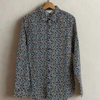 White Stuff Salcombe Print Shirt Teal